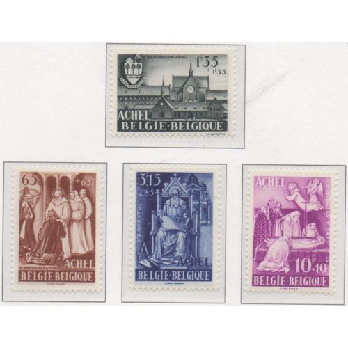 Belgique Timbres L' Abbaye D' Achel 1948