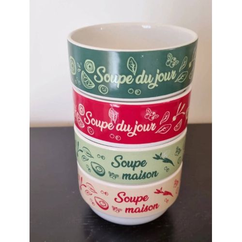 Set De 4 Bols De Soupe