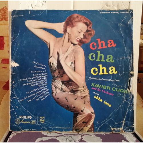 Lp Xavier Cugat : Cha Cha Cha - Philips B 0707.091 L - 1955