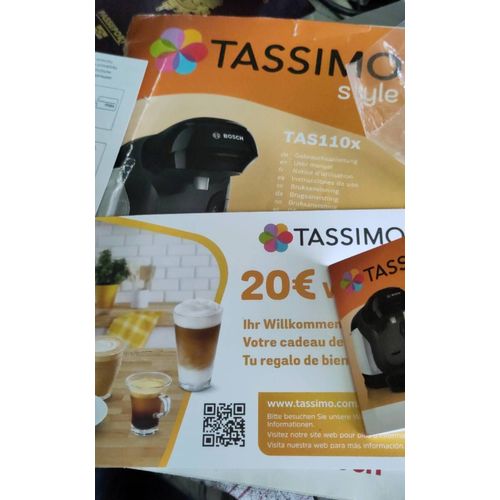 Mode d'emploi notice d'utilisation Tassimo style TAS110x Bosch dans la plupart des langues européennes dont français english espanol avec voucher mode d'emploi détartrage + mode d'emploi rapide
