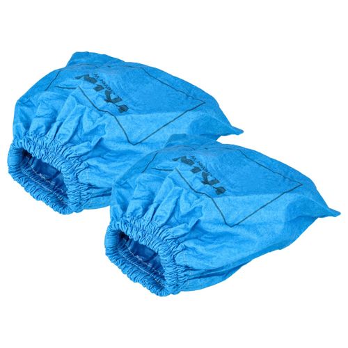 vhbw 2x Filtre textiles compatible avec Kärcher A 2254 Me, A 2500, A 2251 Me F1 aspirateur sec et humide - Sac filtrant, lavable bleu