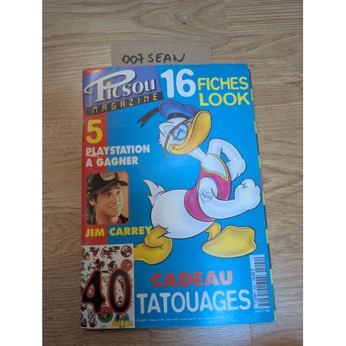 Picsou Magazine 294 Juillet 1996 Avec Ses 40 Tatouages