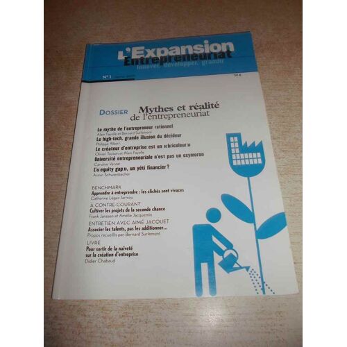 L'expansion Entreprenariat , Innover Developper Grandir, Magazine N° 1