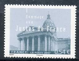 Hommage Aux Justes De France : Le Panthéon Paris Année 2007 N° 4000 Yvert Et Tellier Luxe