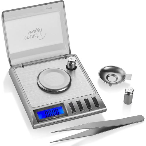 Gem20 Balance Intelligente Numérique Haute Précision 20x0.001g. Idéale Pour Peser Les Pierres Précieuses, Les Bijoux Et Autres Objets Précieux