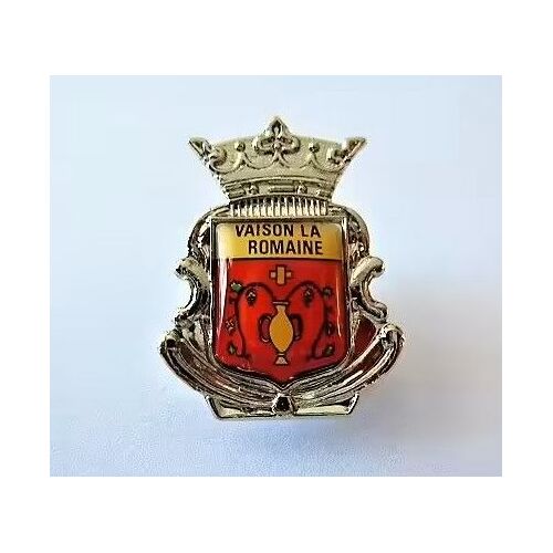 Pins Ville Vaison La Romaine 84 Vaucluse Blason Armoiries Couronne