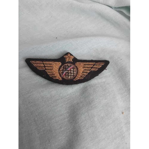 Insigne Brodé Patch Air France Ailes Brevet Pilote Cie Aérienne Wing Original