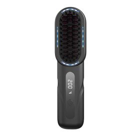 Peigne À Lisser Les Cheveux Sans Fil, Les Ions Négatifs Ne Blessent Pas Les Cheveux Peigne Électrique Portable Clip À Plaque Droite Pour Cheveux Moelleux