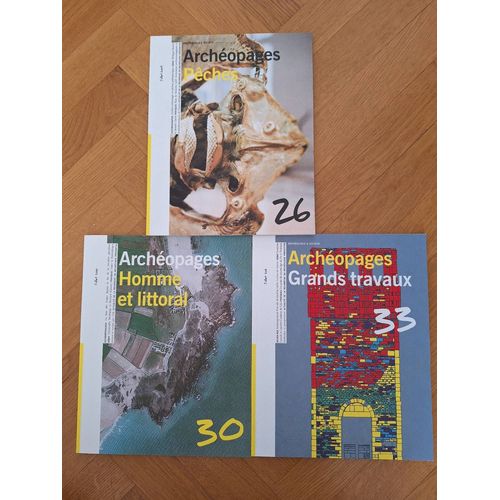 Archeopages 26 Pêches +30hommes Et Littoral +33 Gds Travaux