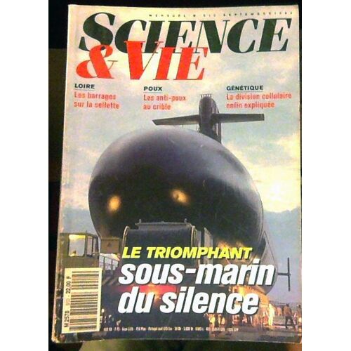Science & Vie Mensuel N° 912 Sept. 1993 Le Triomphant Sous-Marin Du Silence