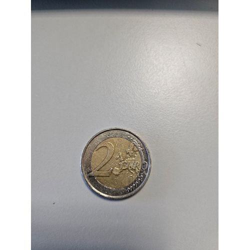 Pièce De 2€ Belgique Avec Le Roi Albert Ii. Pièce De 2008 Avec Erreur De Fabrication.