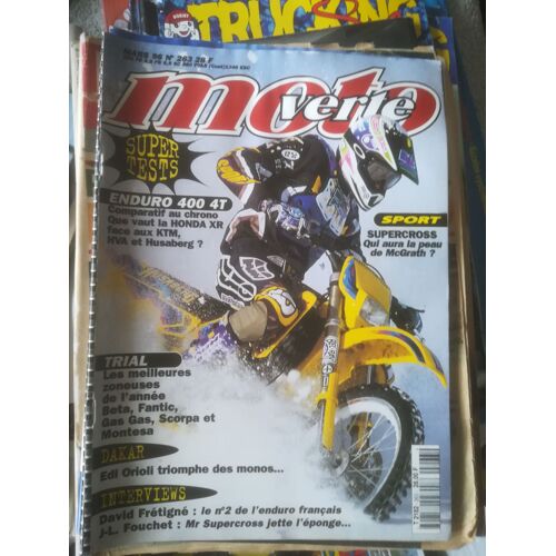 Moto Verte 263 De 1996 Fretigne,Dakar,Honda Xr400r,Husaberg Fe400,Hva Te410,Ktm 400 Lc4,Scorpa Easy,Fantic Section,Gas Gas Jtr 25,Husaberg Fe501