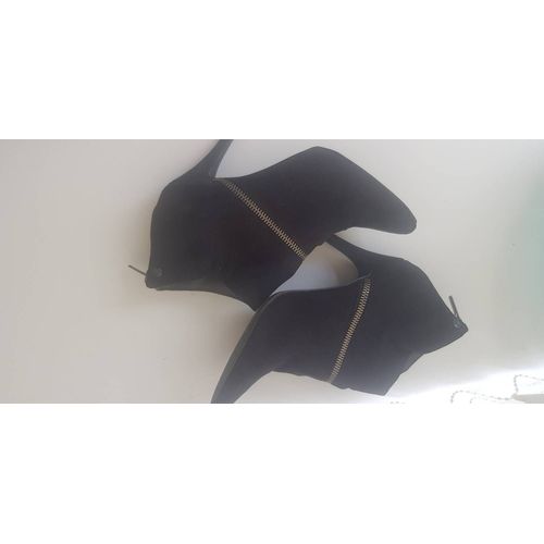 Bottines Velours Noires Taille 37