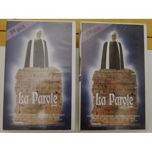 2 Cassettes Vidéo Vhs - La Parole (The Word) - 1ere Et 2e Partie
