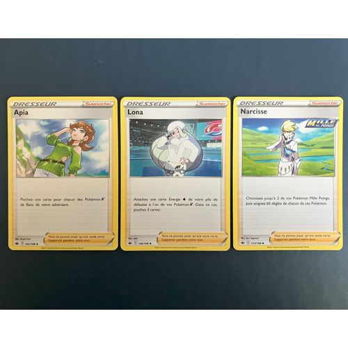 Règne De Glace - Apia (142) + Lona (146) + Narcisse (153/198)