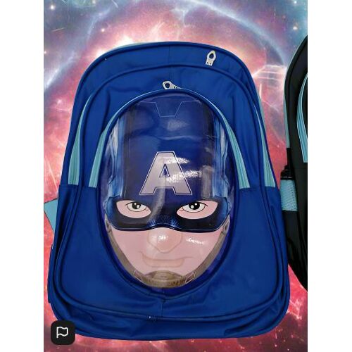 Marvel Captain America 3D Childrens Bag Blue