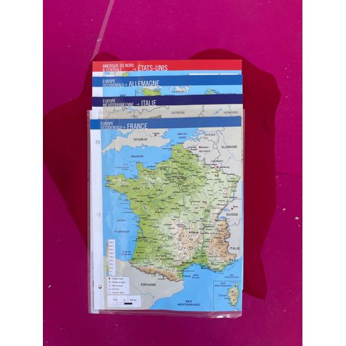 4 Fiches Pays, Editions Atlas .