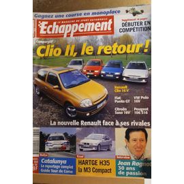 Échappement N°369 05/1998 Clio 2 Ragnotti Hartge H35