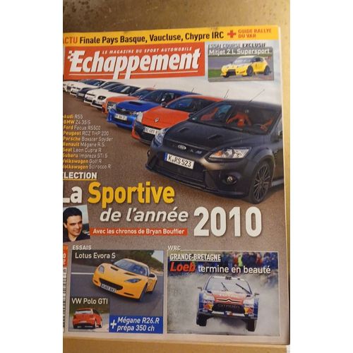 Échappement N°520 12/2010 Sportive Année 2010 Evora S