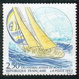 Les Postiers Autour Du Monde Dans La "Whitbread" Année 1993 N° 2789 Yvert Et Tellier Luxe