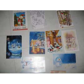 Lot De Cartes De Voeux/Noel