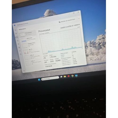 HP OMEN 16-wf1101nf - 16" Intel core i9 14900HX - 2.2 Ghz - Ram 32 Go - SSD 1 To