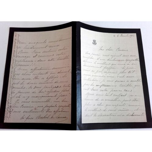1903 : Yves Buhot De Launay, Lettre De Condoléances Signée (Famille Lancien)