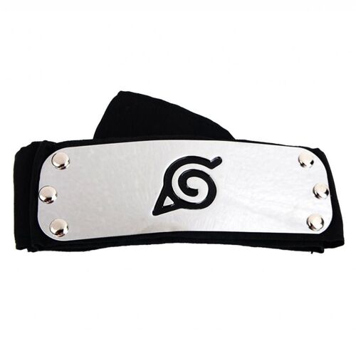 Bandeau Naruto Konoha Métal Cosplay Village Caché De La Feuille Headband Ninja Neuf Taille Unique Ajoustable