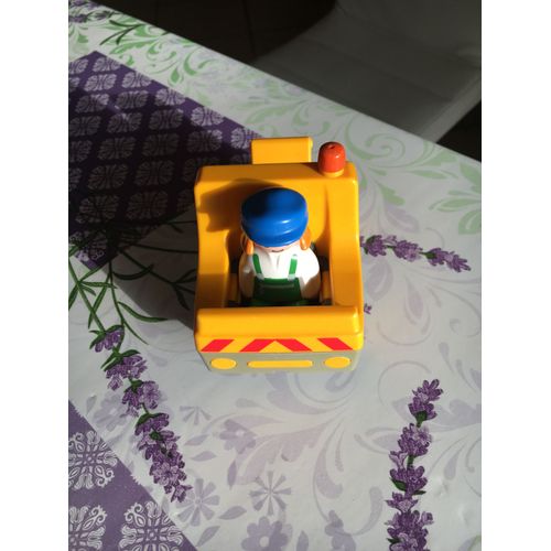 Playmobil 123 : Camion Jaune Chantier
