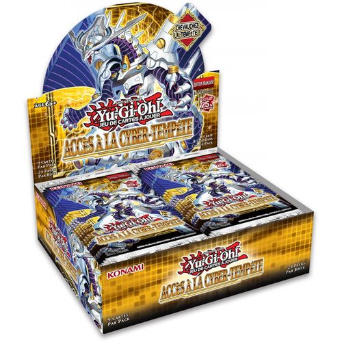 Yu-Gi-Oh! - Boite De 24 Boosters - Accès À La Cyber-Tempête - Français - 1ère Edition