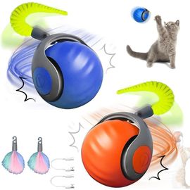 2 Pièces Speedy Tail 2.0 Jouet Pour Chat Speedy Tail 2025 - Balle Interactive Intelligente Pour Chat - Trois Modes De Commutation