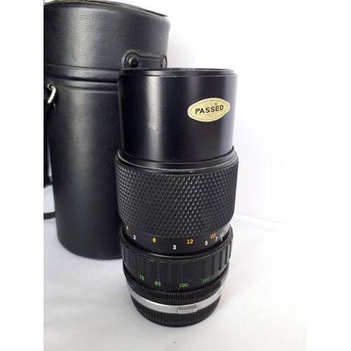 OLYMPUS OBJECTIF 75-150/4 ZUIKO auto zoom OM-SYSTEM