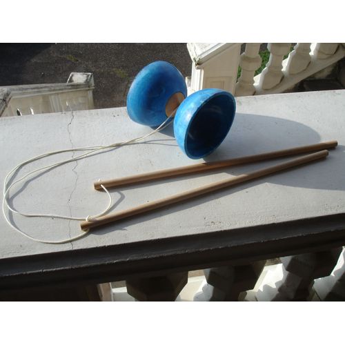 Diabolo Bleu Marbré
