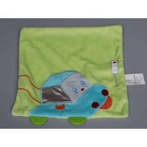 Doudou Voiture Plat Vert Bleu Jogystar Kiabi