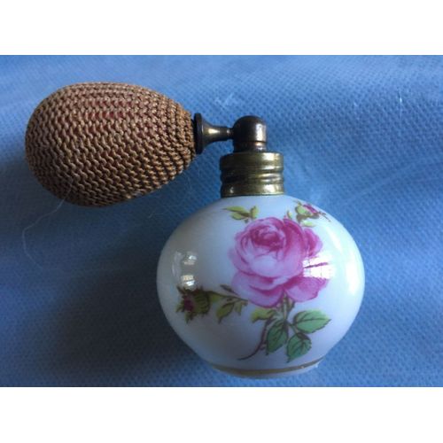 Vintage : Tres Ancien Vaporisateur Parfum En Porcelaine " Royal Bavaria Germany "