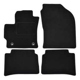 Tapis De Sol Noir Velours Sur Mesure Pour Toyota Corolla Depuis 2019, 4pcs, Ajustement Précis, Renforcée Dans La Zone De La Pédale