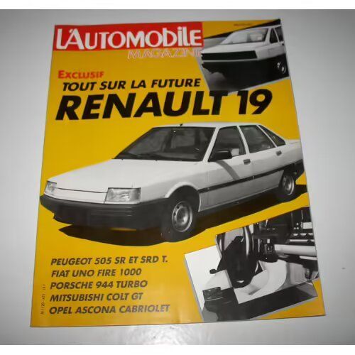 L'automobile 471 De 1985 Renault 19,Peugeot 505 Sr,Opel Ascona Cab,Mitsubishi Colt Gt,Austin Montego 1.6 Hl Break,Mercedes 300 Gd Court,Range Rover 5p,Rayton Fissore Magnum 4x4,Renault Cherokee Td,Por