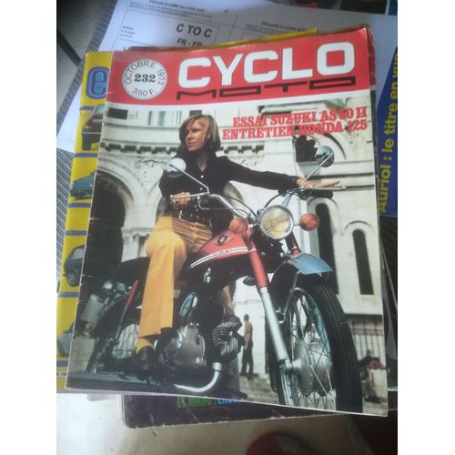 Cyclo Moto 232 De 1972 Suzuki As 50 2,Maico,Honda Cb125 K5
