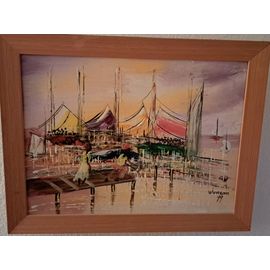 Lot De 3 Tableaux Haïtiens