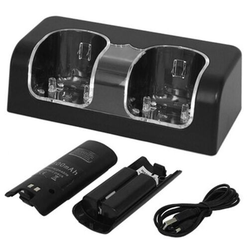Batterie Rechargeable Pour Manettes Wii Motion Plus - Capacité De 200 %, Chargement Usb, Indicateur Led