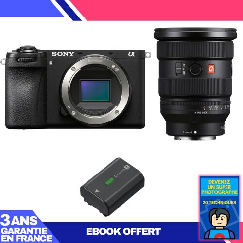 Boitier Sony A6700 + FE 16-35mm f/2.8 GM II + 1 Sony NP-FZ100 + Ebook 'Devenez Un Super Photographe'