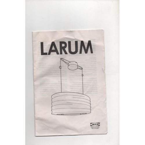 Suspension Ikea Larum - Sans Abat-Jour En Papier