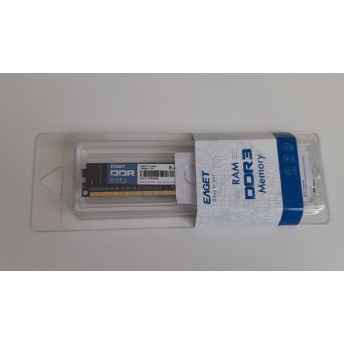 RAM EAGET DDR3 8GB 1600MHz - Mémoire pour Ordinateur de Bureau Haute Performance, Compatible avec la Plupart des Cartes Mères, Tension Basse 1.5V