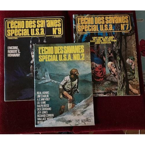 L'écho Des Savanes Spécial Usa Trimestriel : Numéros 2,7 Et 9