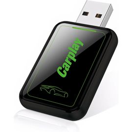 Diyauder Carplay Sans Fil Adaptateur, Carplay Sans Fil Convertit Carplay Filaire En Sans Fil, Utilisé Dans 99% Des Voitures Fabriquées Après 2016, Usb Carplay Plug & Play