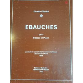 Ginette Keller : Ebauches Basson Et Piano