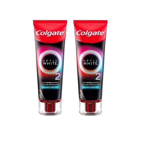 Pack 2 Dentifrices Optic White 2 - Menthol 