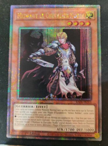 Yu Gi Oh Ra04 Fr205 Medraut Le Chevalier Noble Quarter Century
