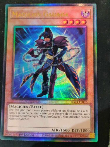 Yu Gi Oh Ra04 Fr007 Magicien Gagaga Ultimate