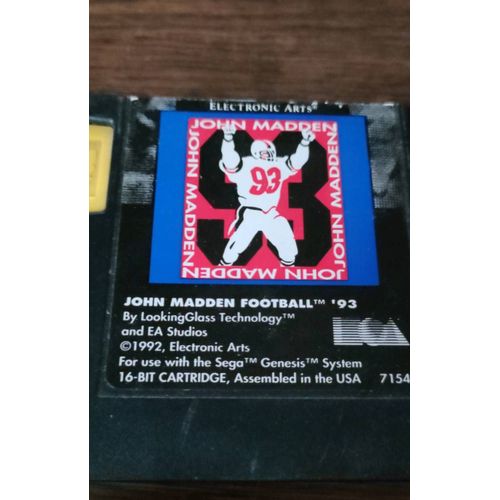 John Madden Football '93 Genesis